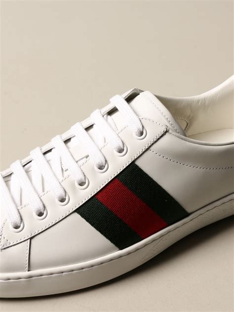 scarpe gucci uomo bianche|gucci sneaker bianco.